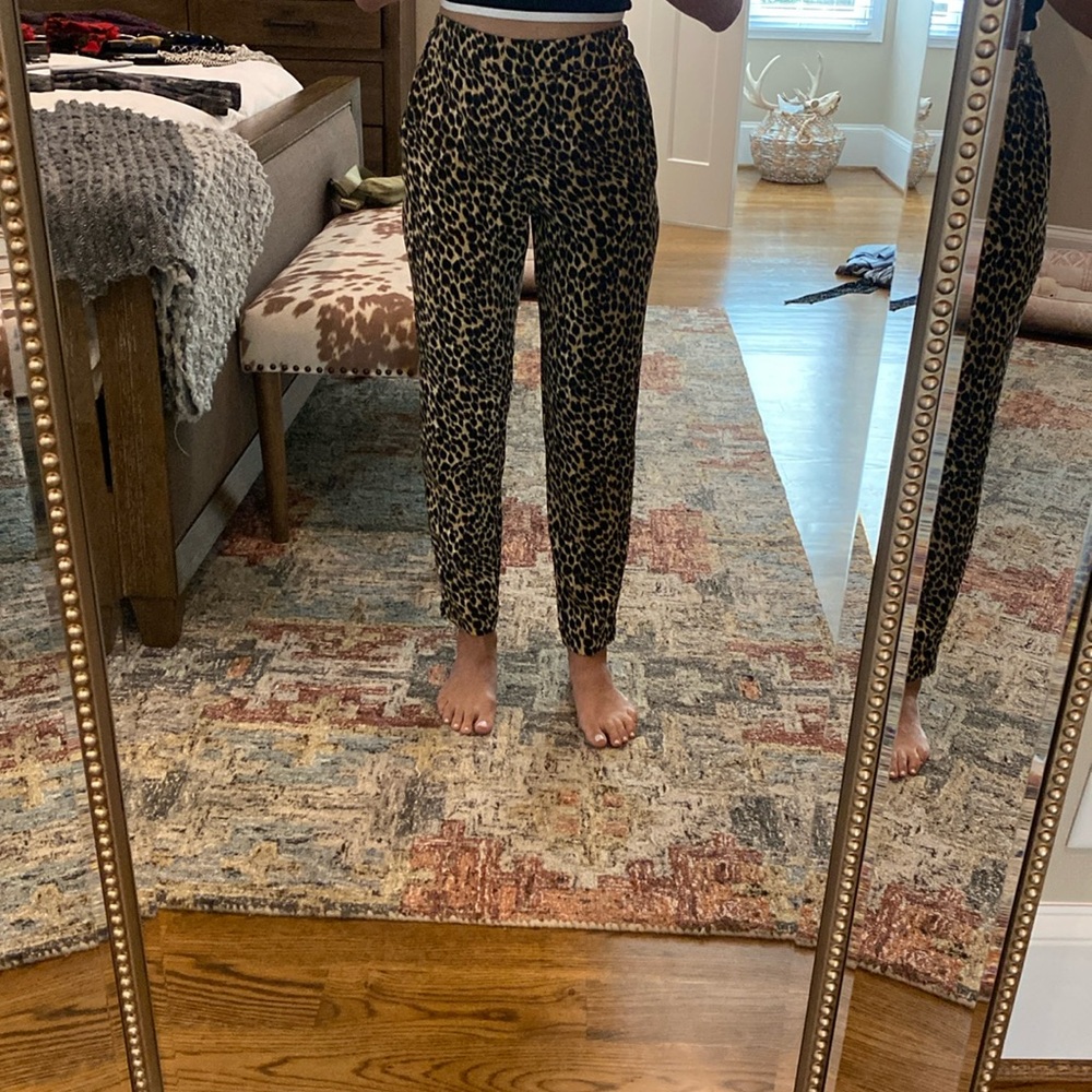 J.Crew Leopard Jogger/ trouser